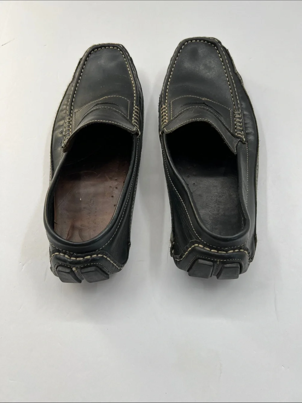 Clarks Leather Penny Loafer Driving Mocs